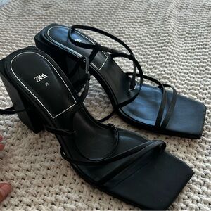 Lightly Worn Zara Strappy Heels